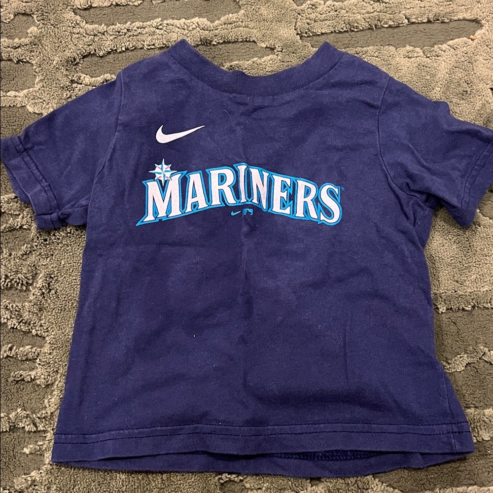 Nike Seattle Mariners “Mariner Moose #00” Tee – 12 Months